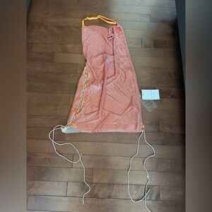 Poster Girl Red and Orange Chainmail Dress